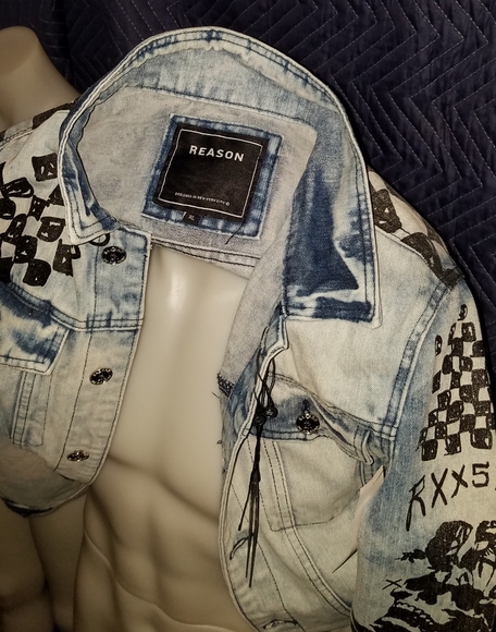 Designer denim jacket - Picture 2 of 3